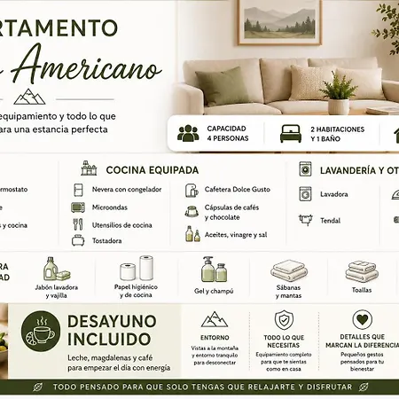 Estilo Americano Apartamento *